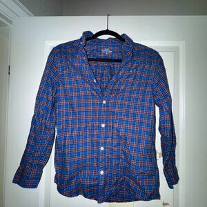 Boys Vineyard Vines Plaid Button-Up Shirt – Size M